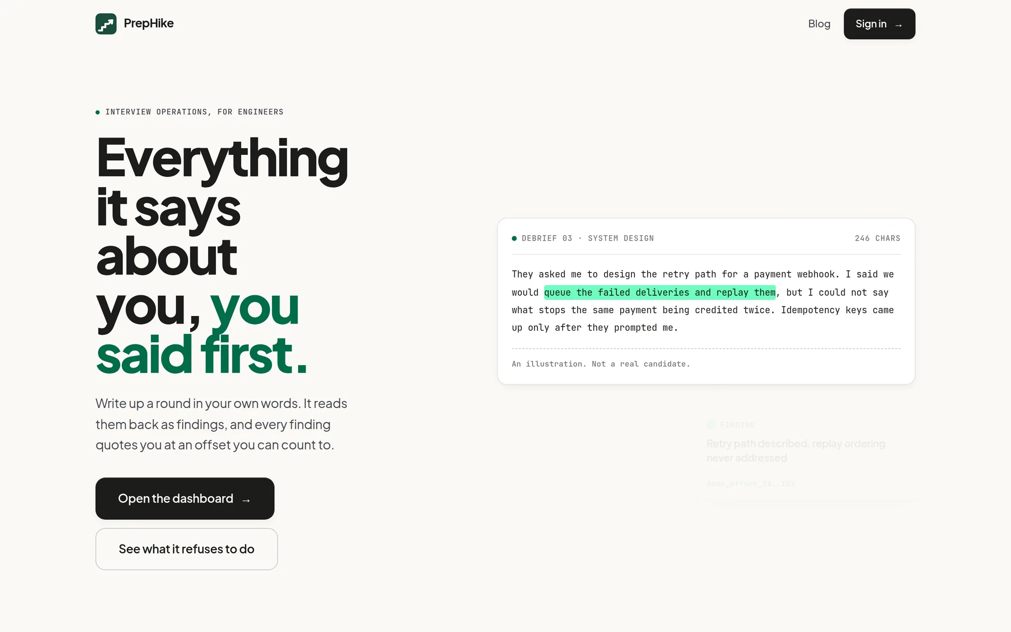 Homepage hero